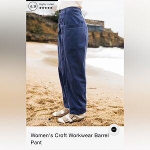 Finisterre Croft Workwear Barrel Pant